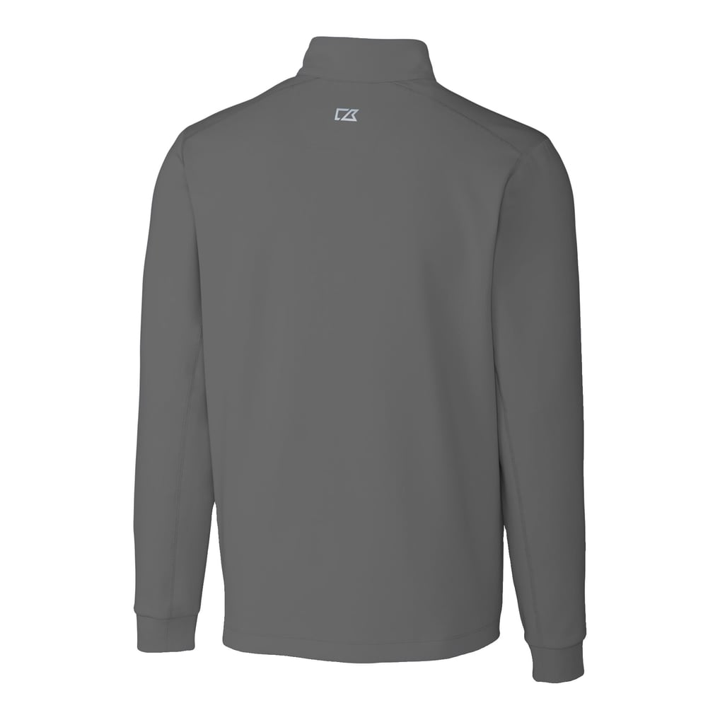  FC Dallas Cutter & Buck Traverse Stretch Eco Quarter-Zip Pullover Top - Gray